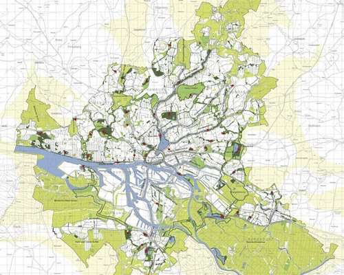 Hamburg’s Green Network соединит пешеходными и велосипедными дорожками существующие зеленые зоны города
